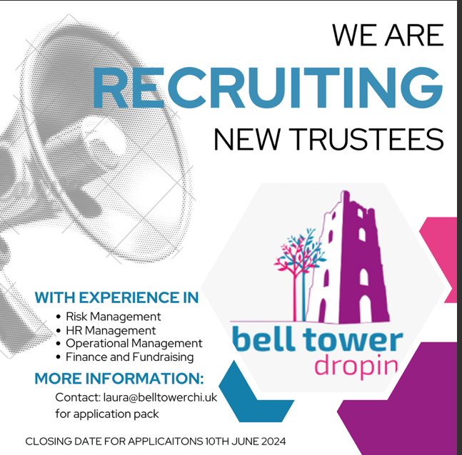 The Bell Tower Youth Drop in Group are looking for Trustees
