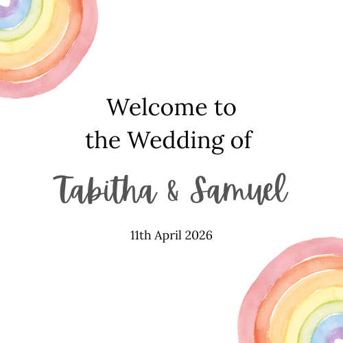 The Wedding of Tabitha &amp; Samuel