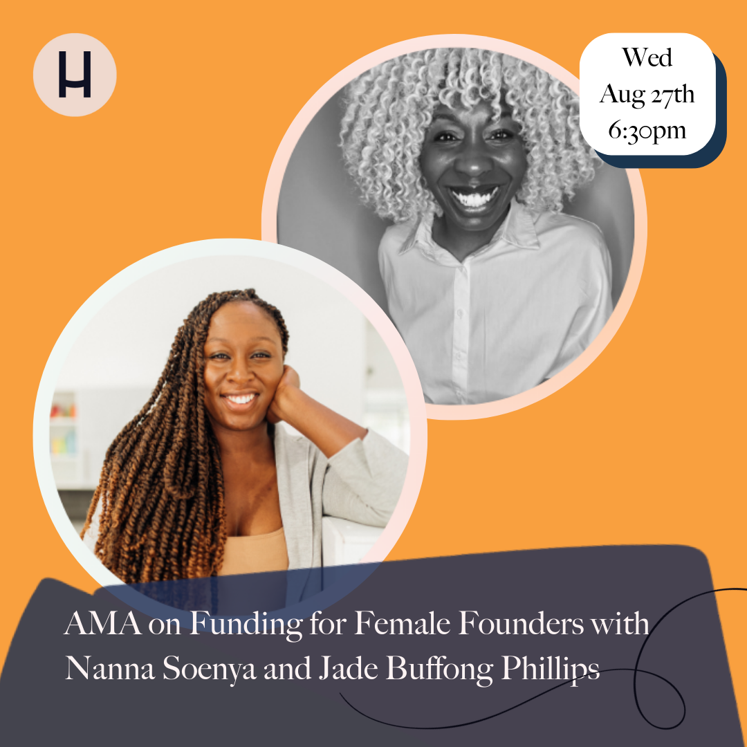AMA on Funding for Female Founders
