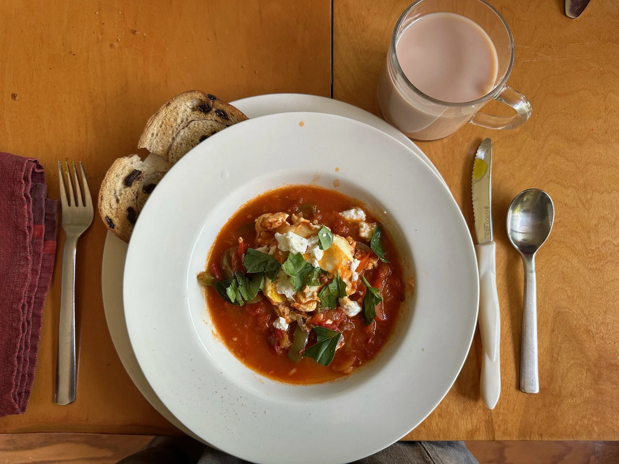 Recipe: Shakshuka with Poached Eggs
