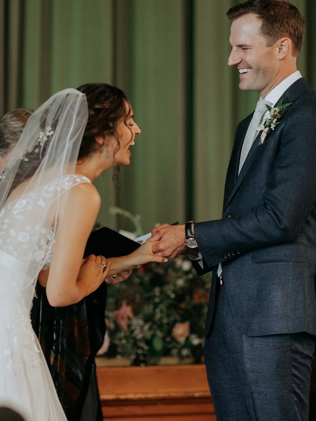 There&rsquo;s an emotional crescendo that occurs during the ceremony that starts in those last quiet moments when the couple is still two distinct individuals, sharing their individual vows, and then committing to be bound to one another forever. Don