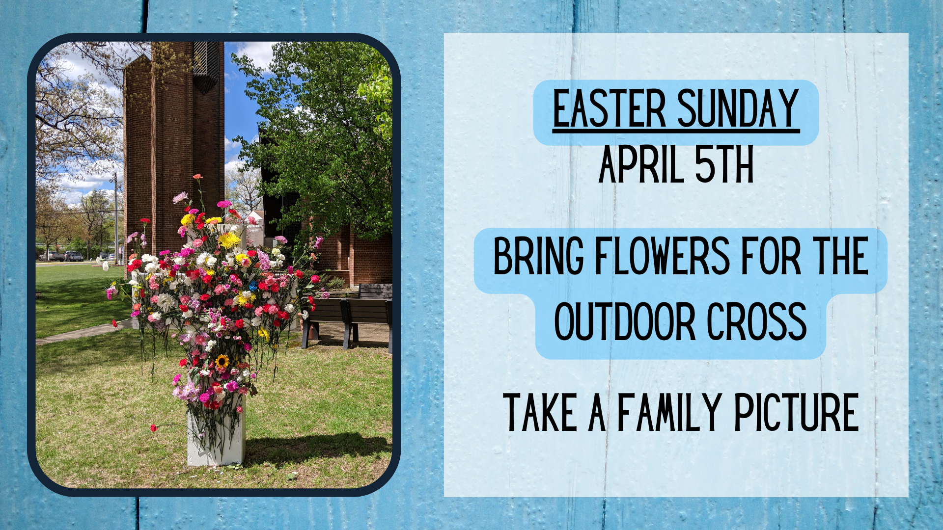 Flowers for the Outdoor Cross