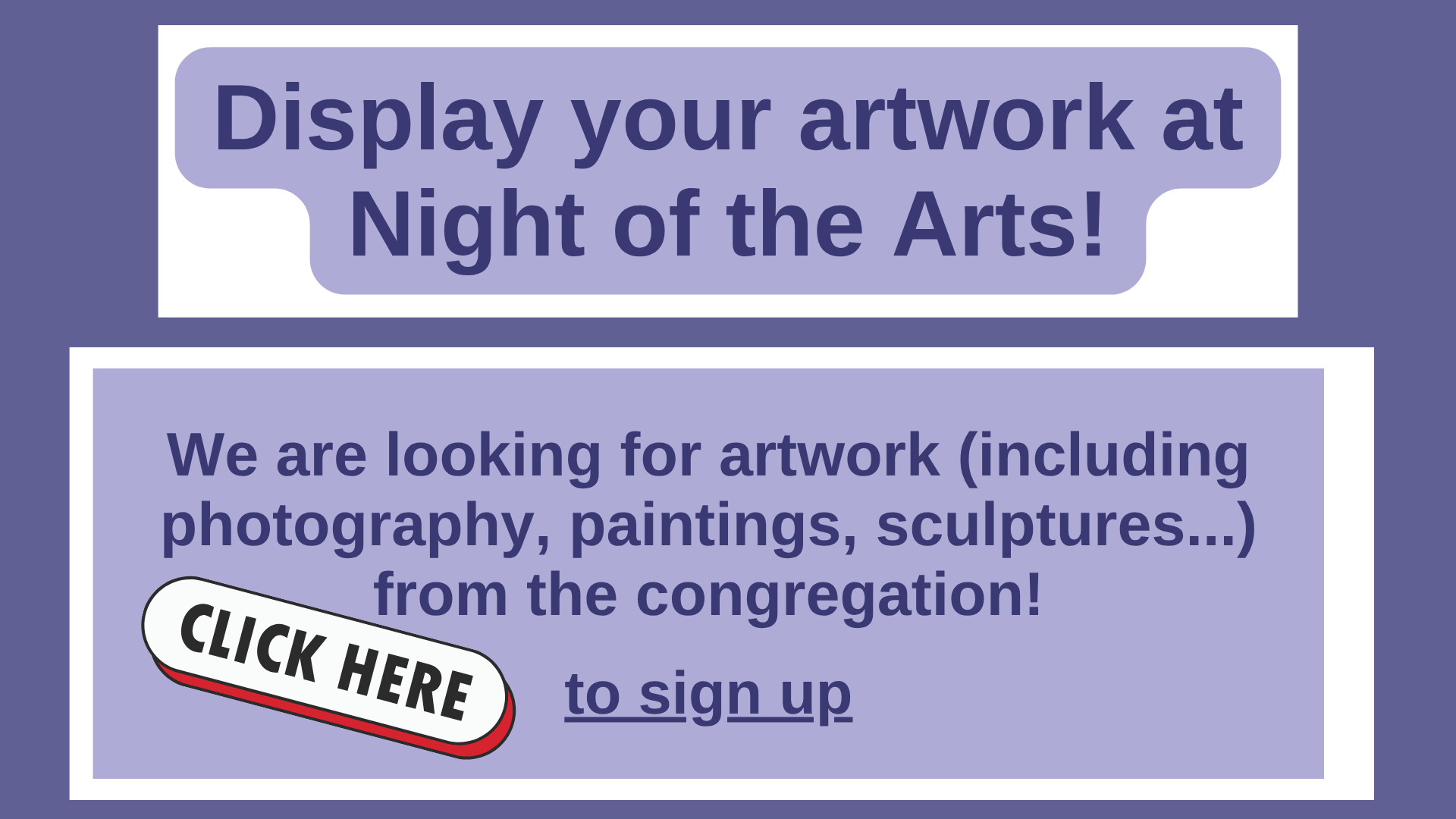 Display Your Artwork at Night of the Arts