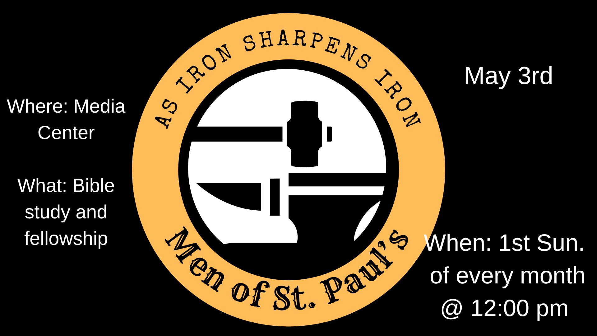 Men of St. Paul's Monthly Meeting