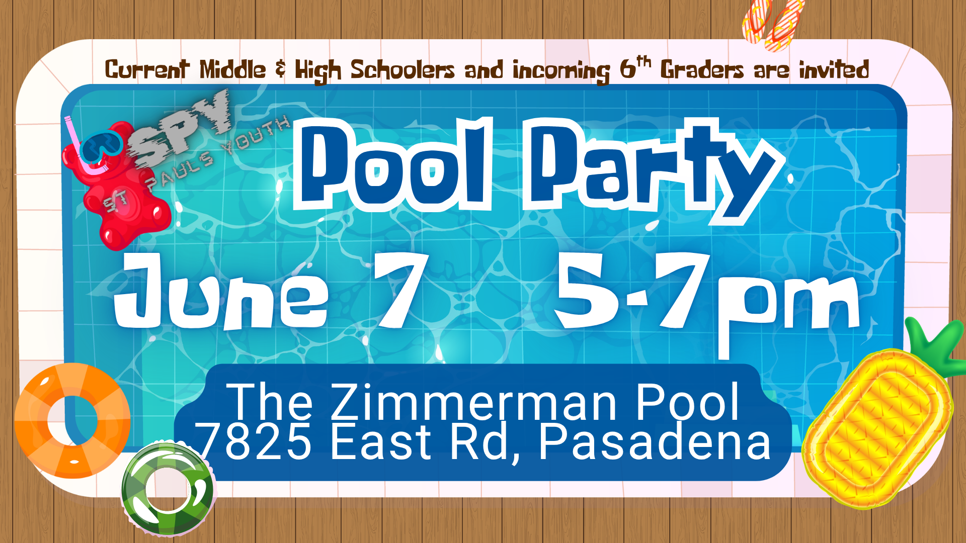 SPY Pool Party