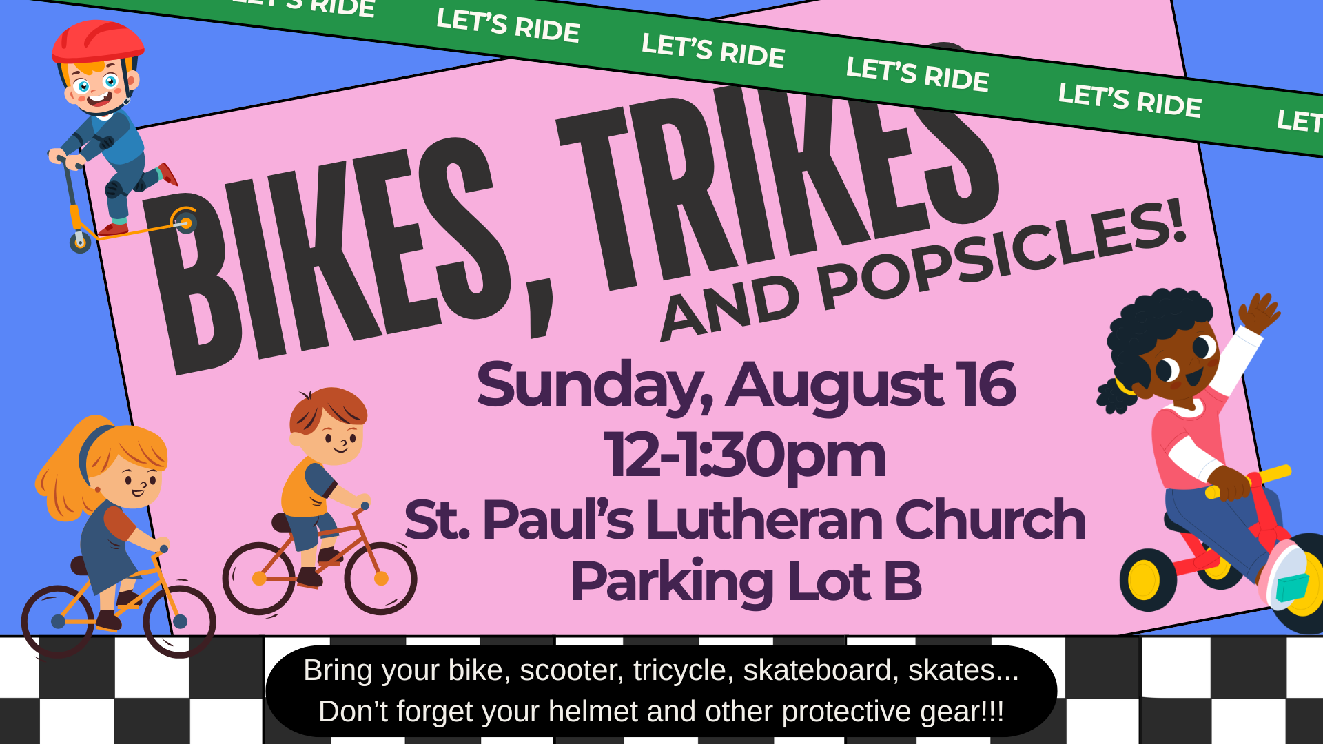 Bikes, Trikes & Popsicles!