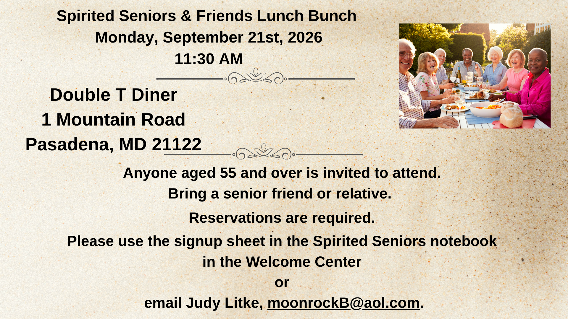 Spirited Seniors Lunch Bunch