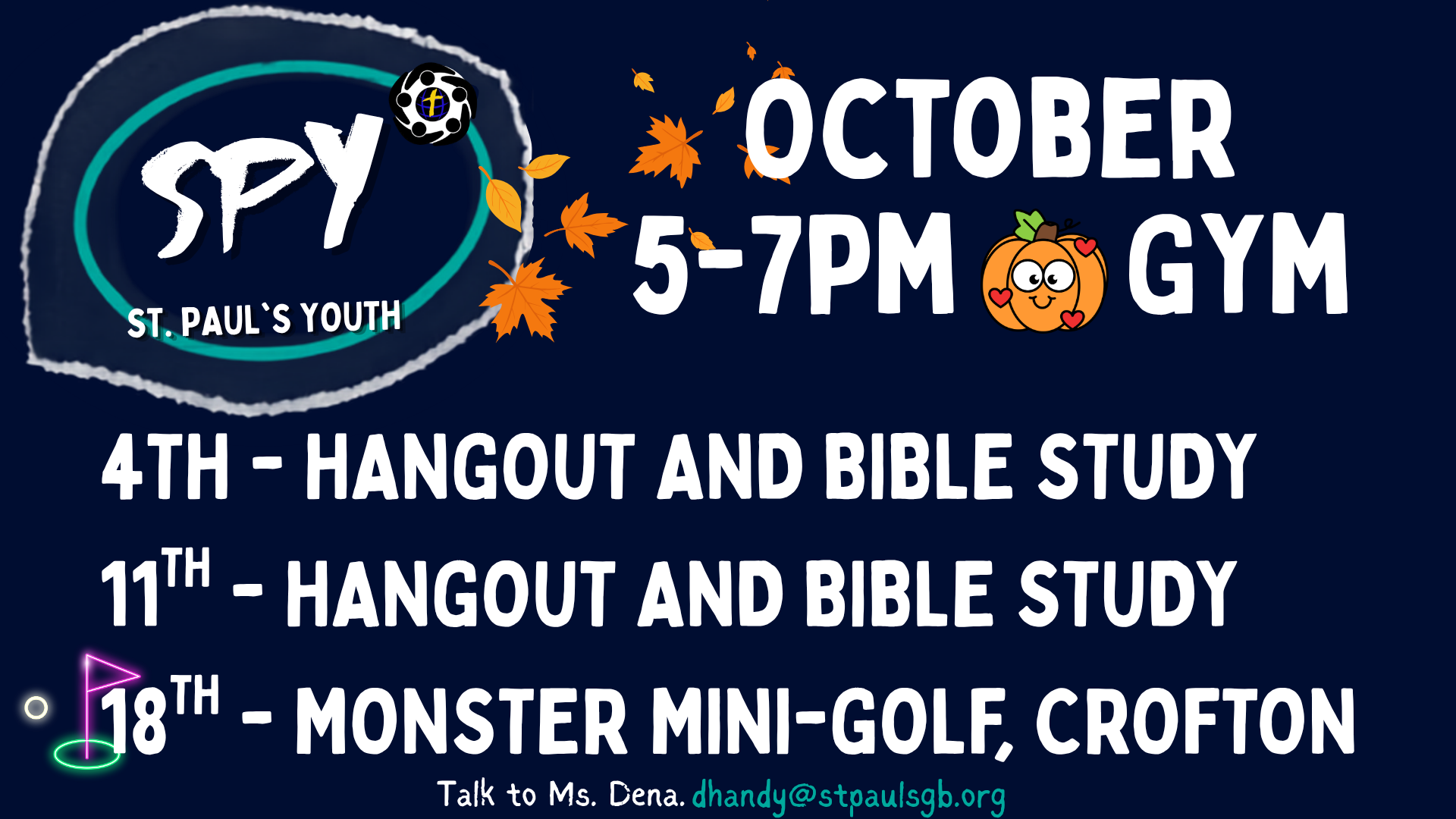 SPY October Events