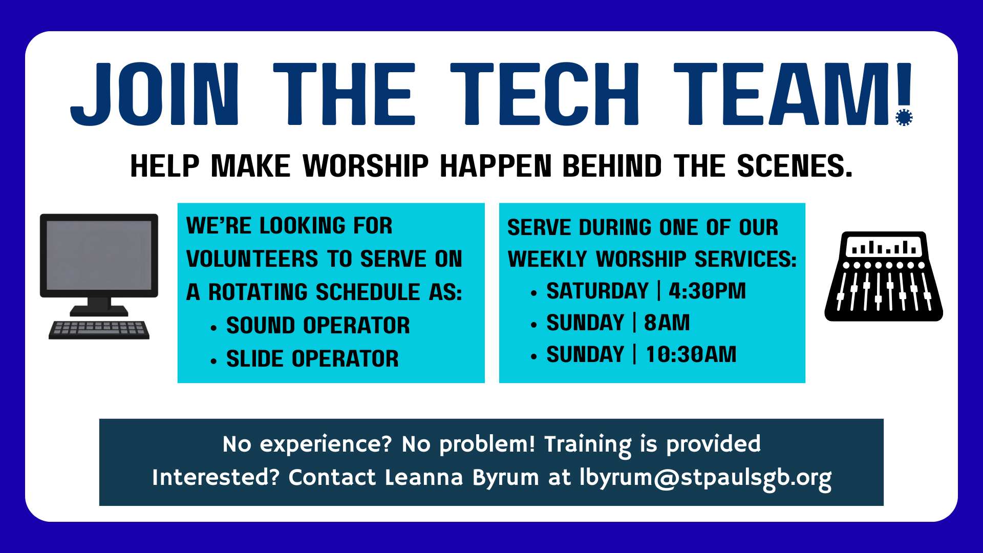 Join the Tech Team