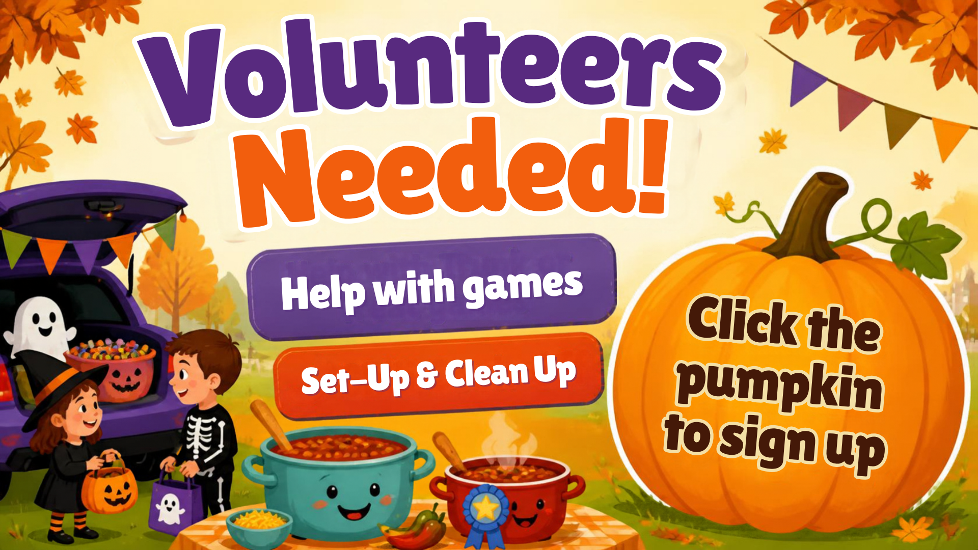 Fall Festival Volunteers Needed