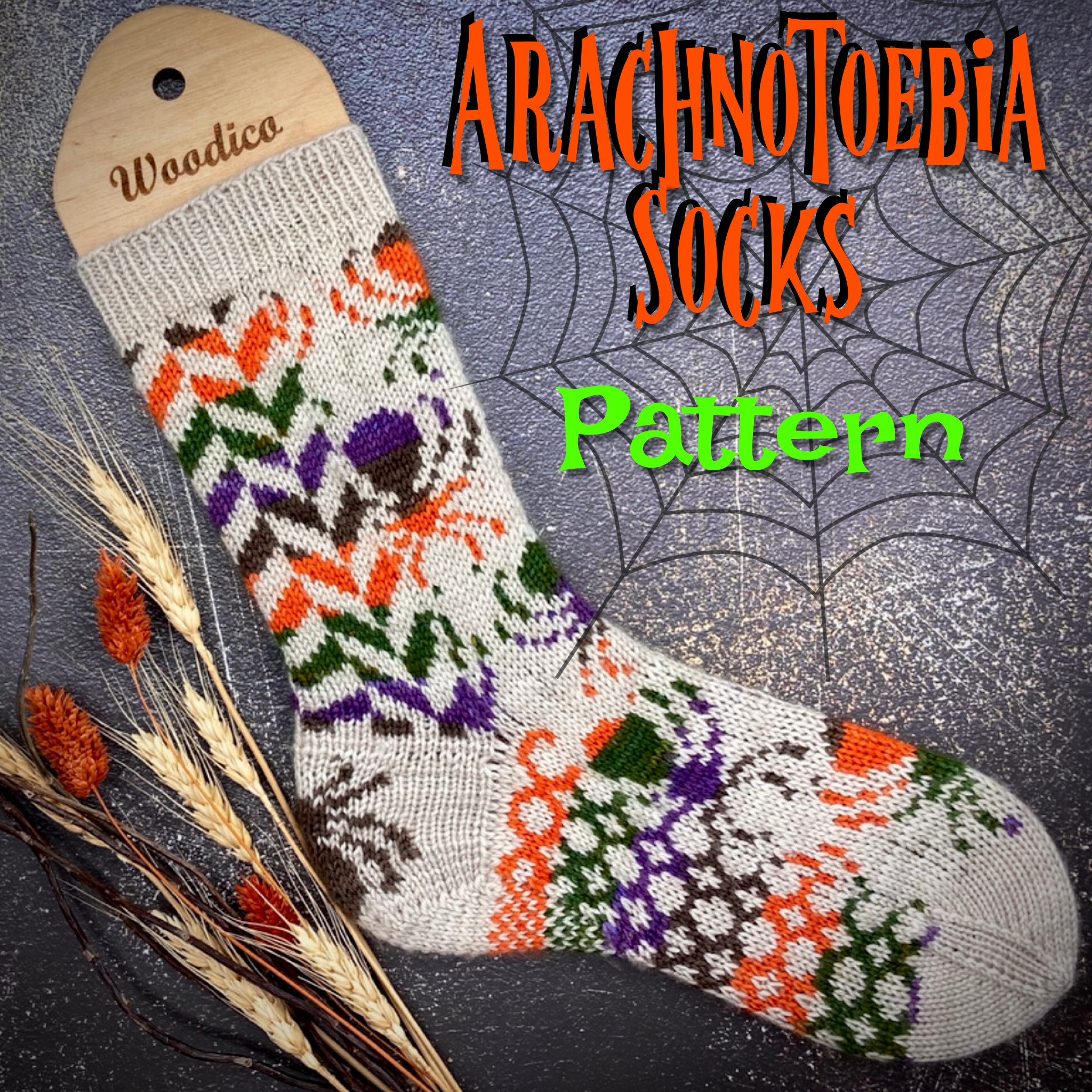 Arachnotoebia Socks Pattern