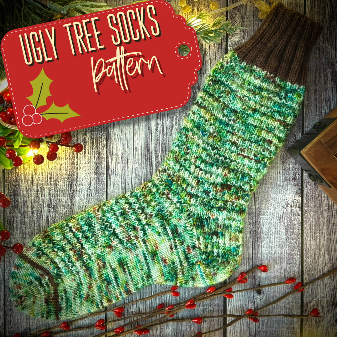 UGLY TREE SOCKS PATTERN