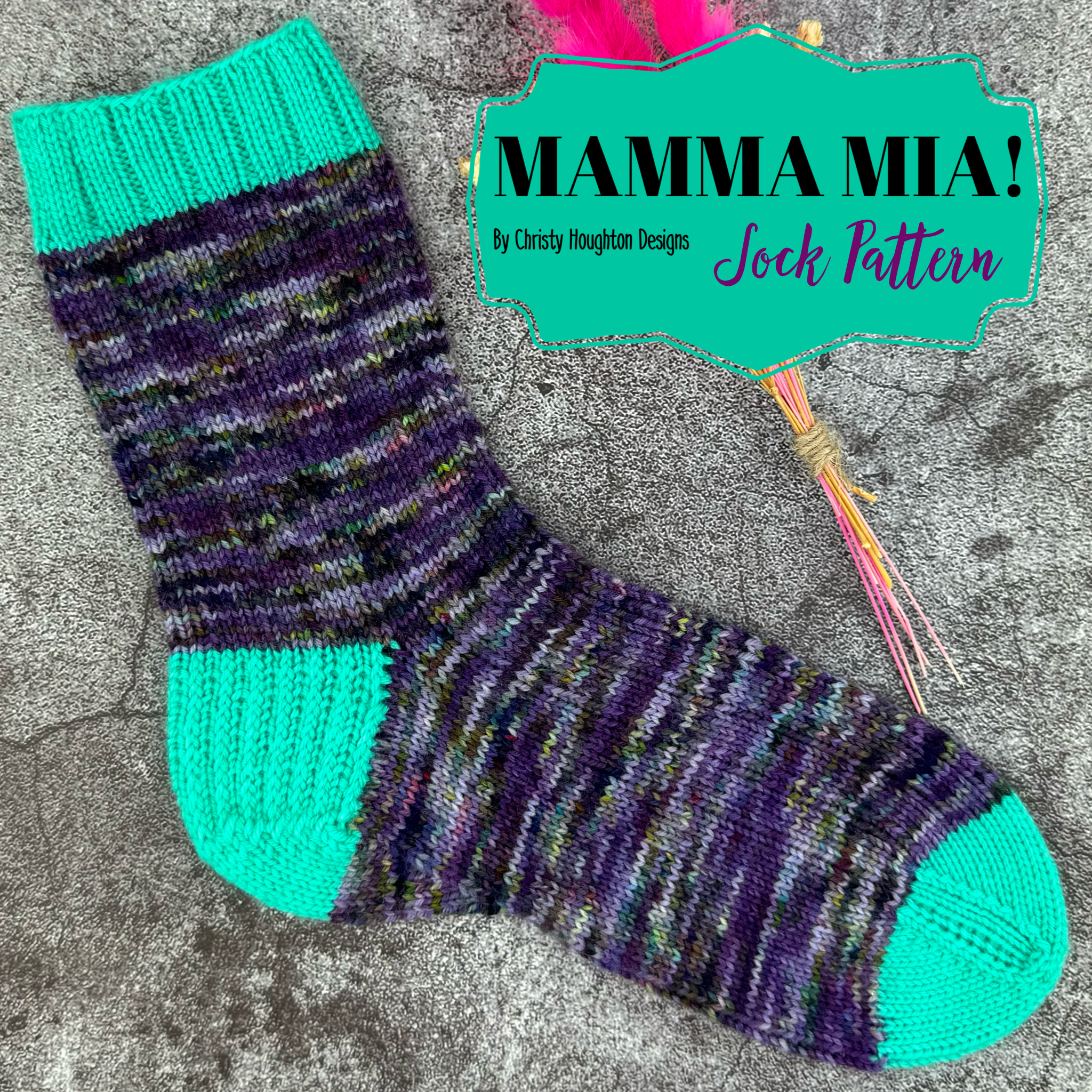 MAMMA MIA! SOCK PATTERN
