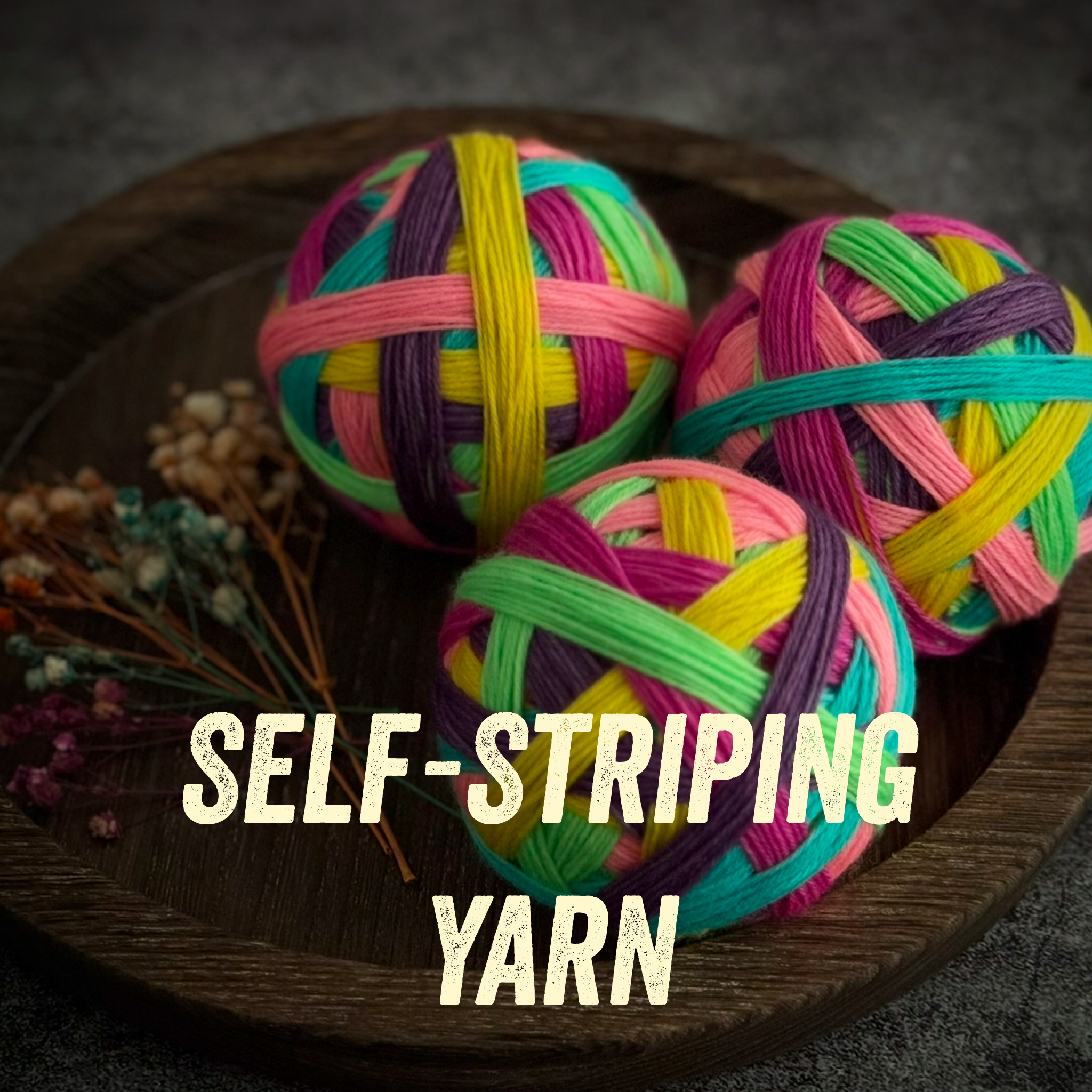 Self-Striping Yarn