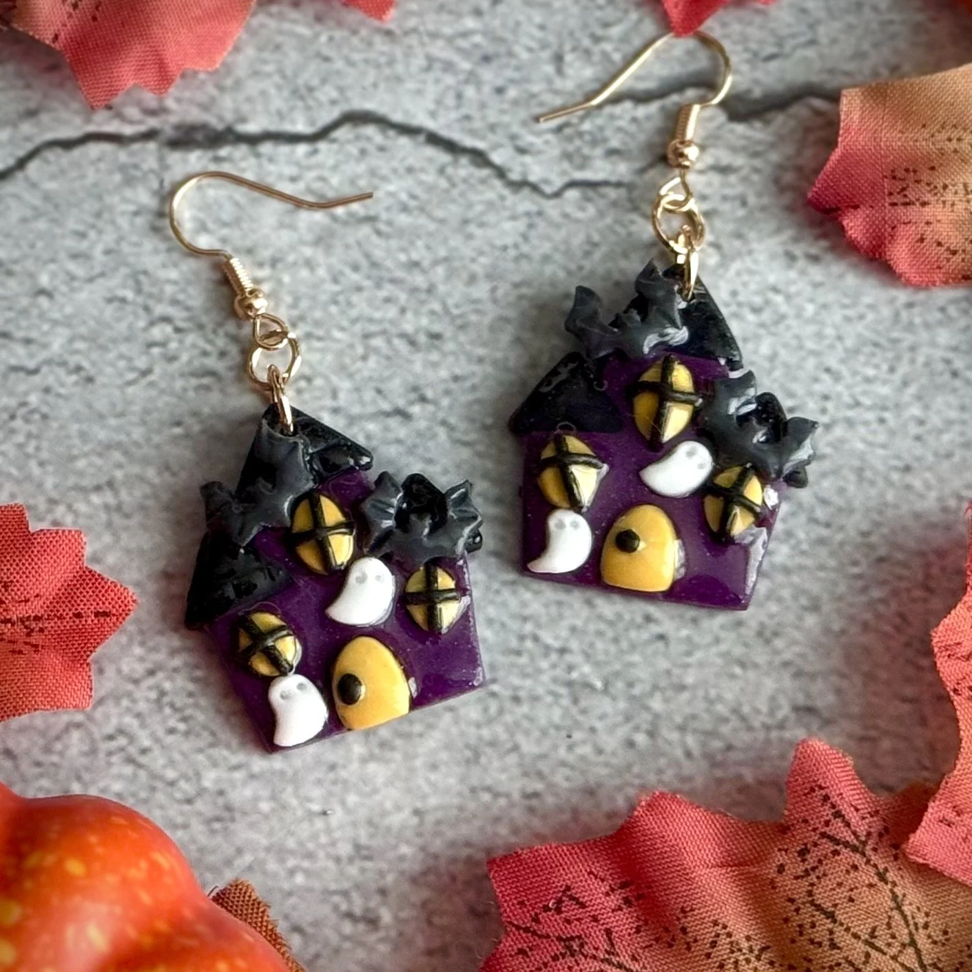 Haunted House Earrings