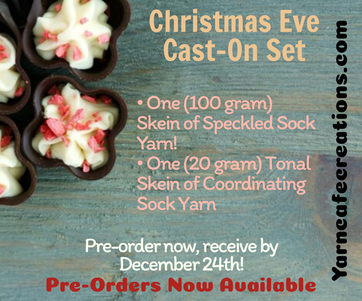 Speckled Christmas Eve Cast On Sock Set
