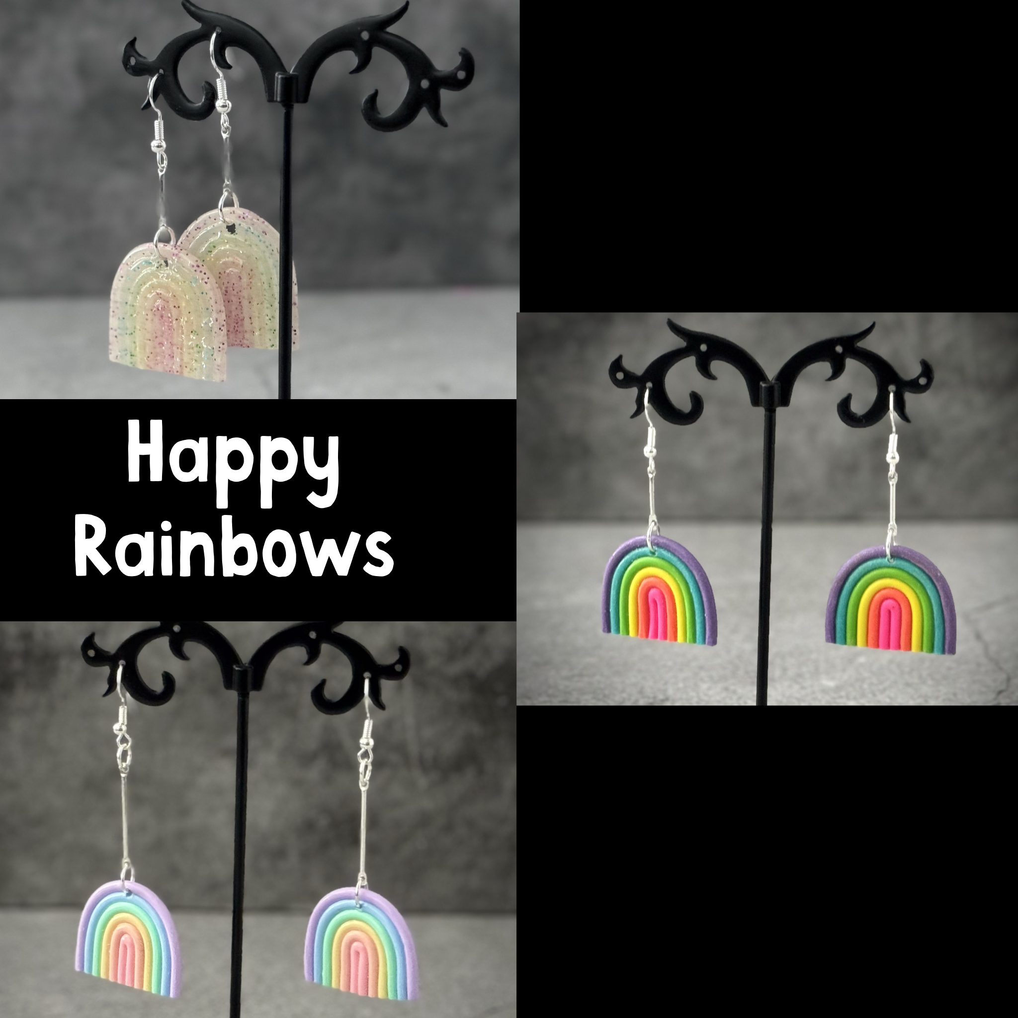 Happy Rainbow Earrings