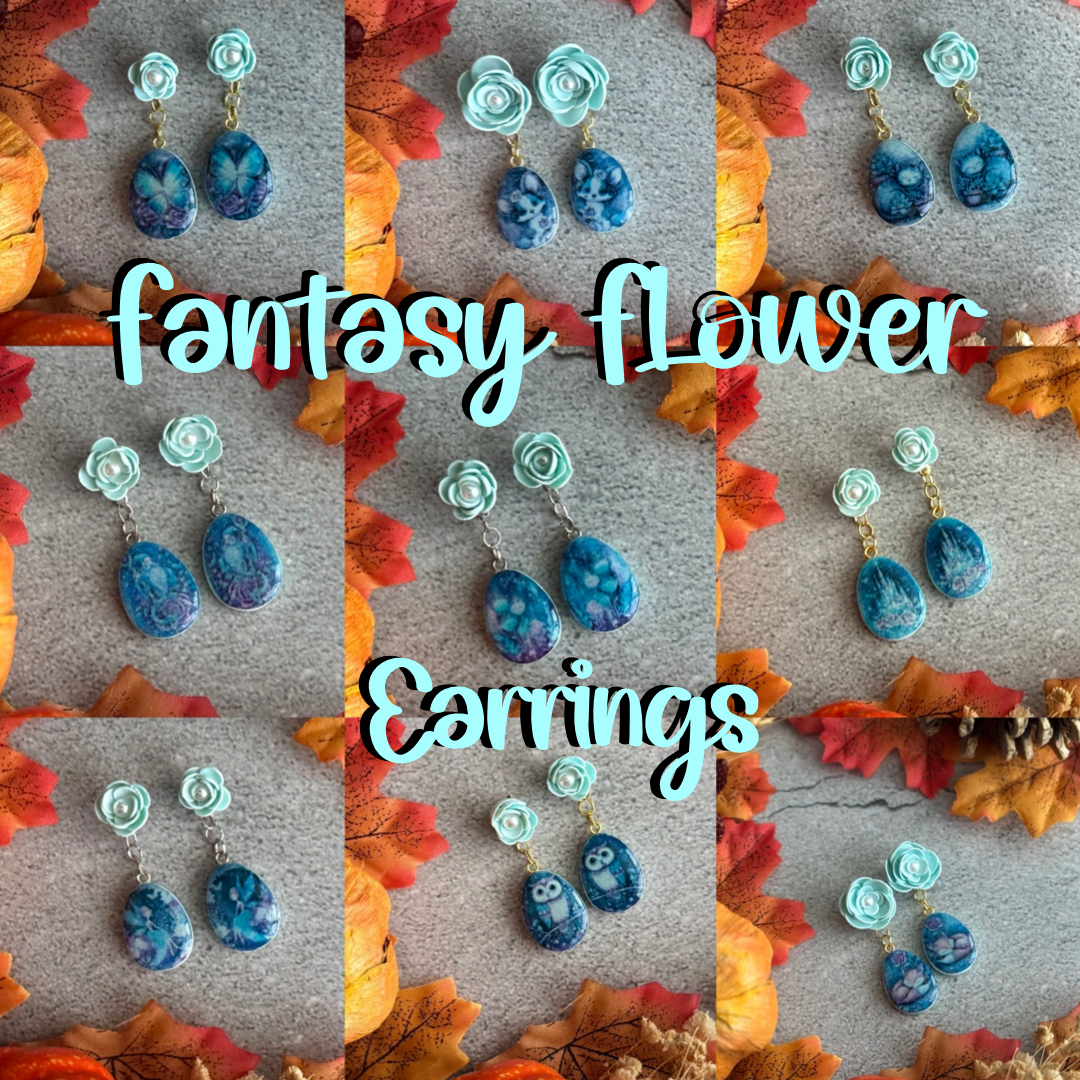 Fantasy Flower Earrings