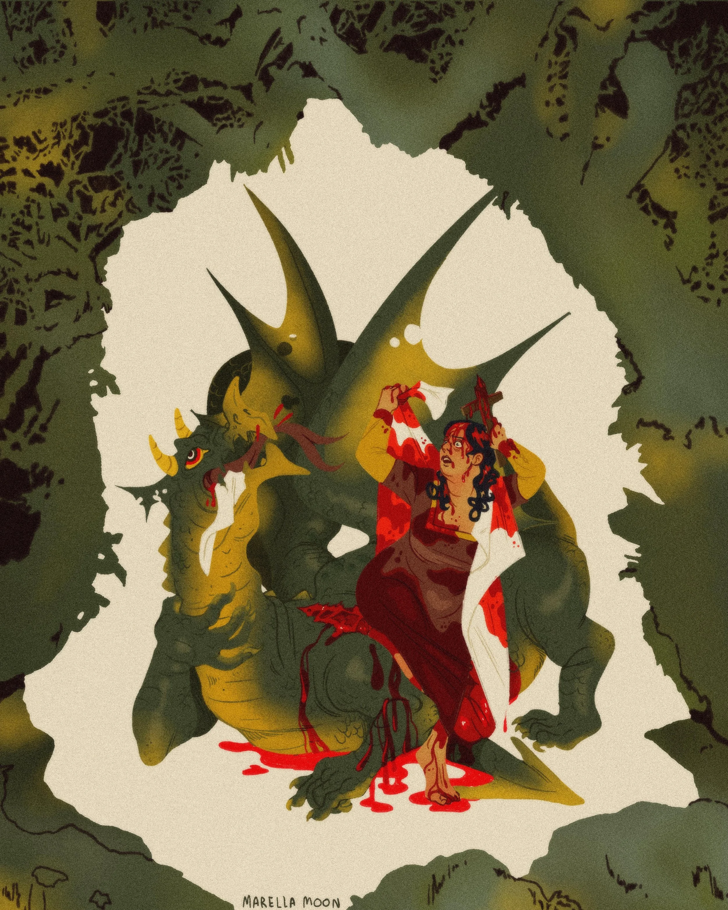 Saint Margarat and the Dragon