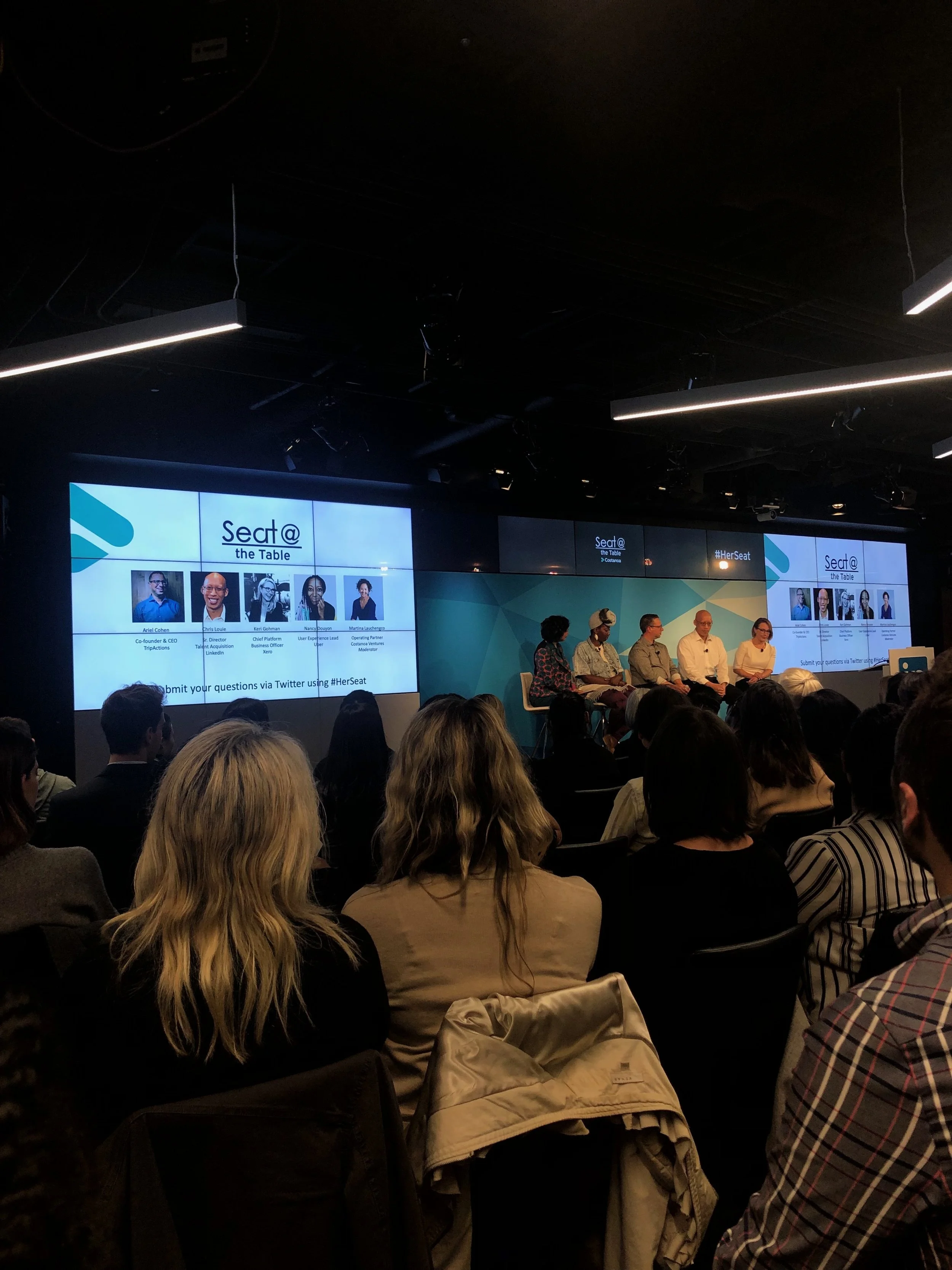 Seat at the Table event with LinkedIn and Costanoa Ventures