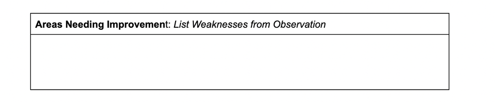 Free Performance Log Template — ManageBetter