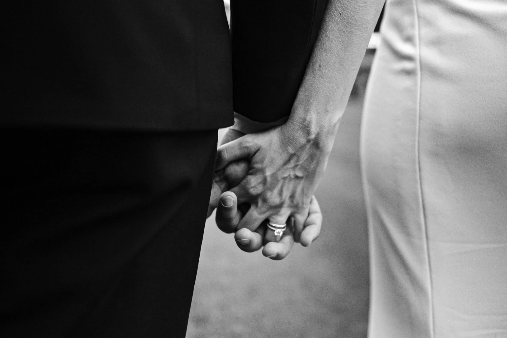 Holding Hands Close Up Wedding