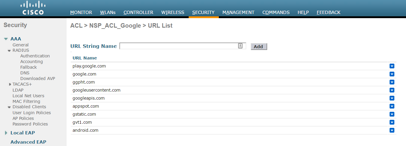 Android BYOD ISE 2.2 ACL/URL Whitelist for Google Play — WIRES AND WI.FI