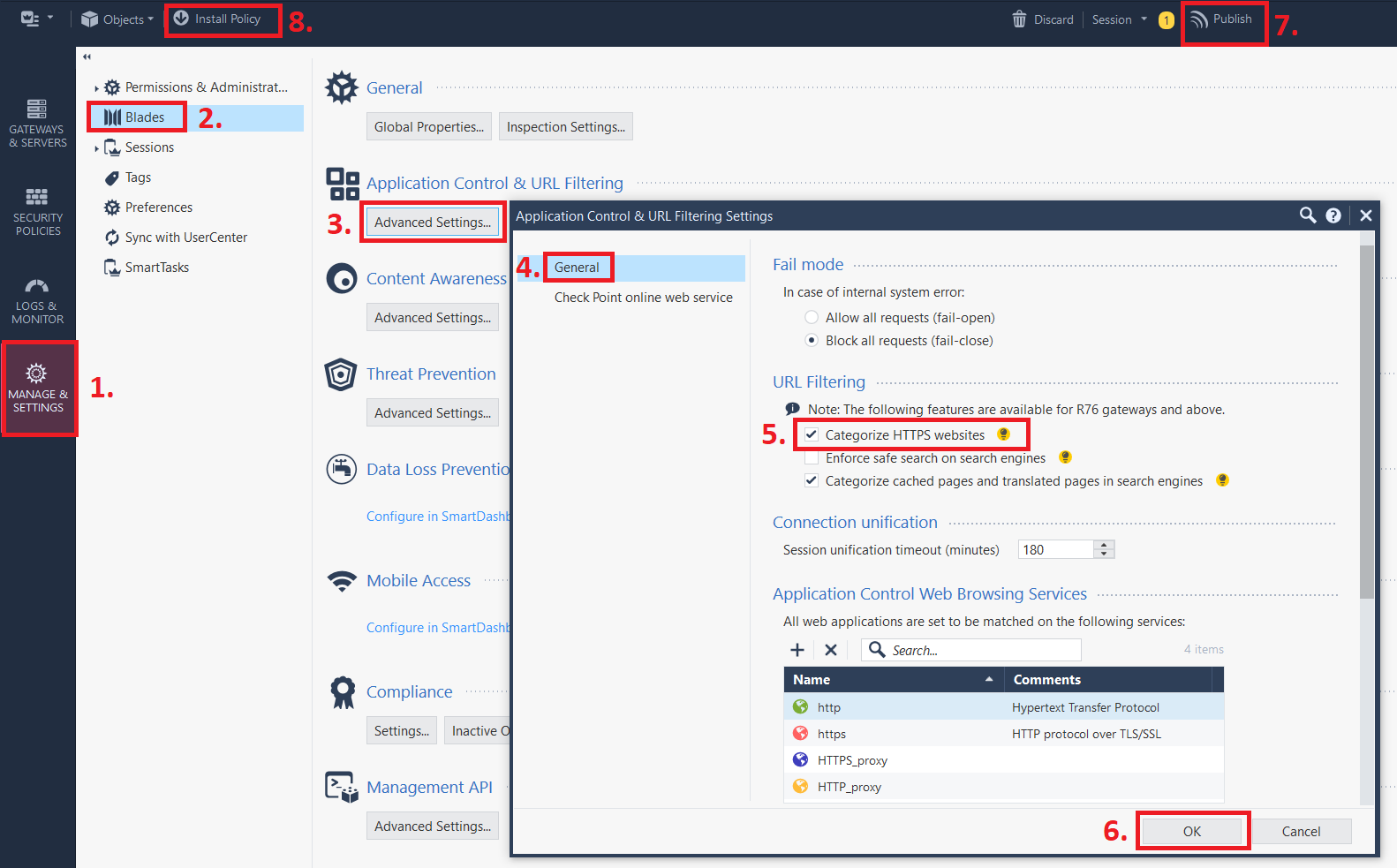 Check Point URL Filtering without HTTPS Inspection — WIRES AND WI.FI