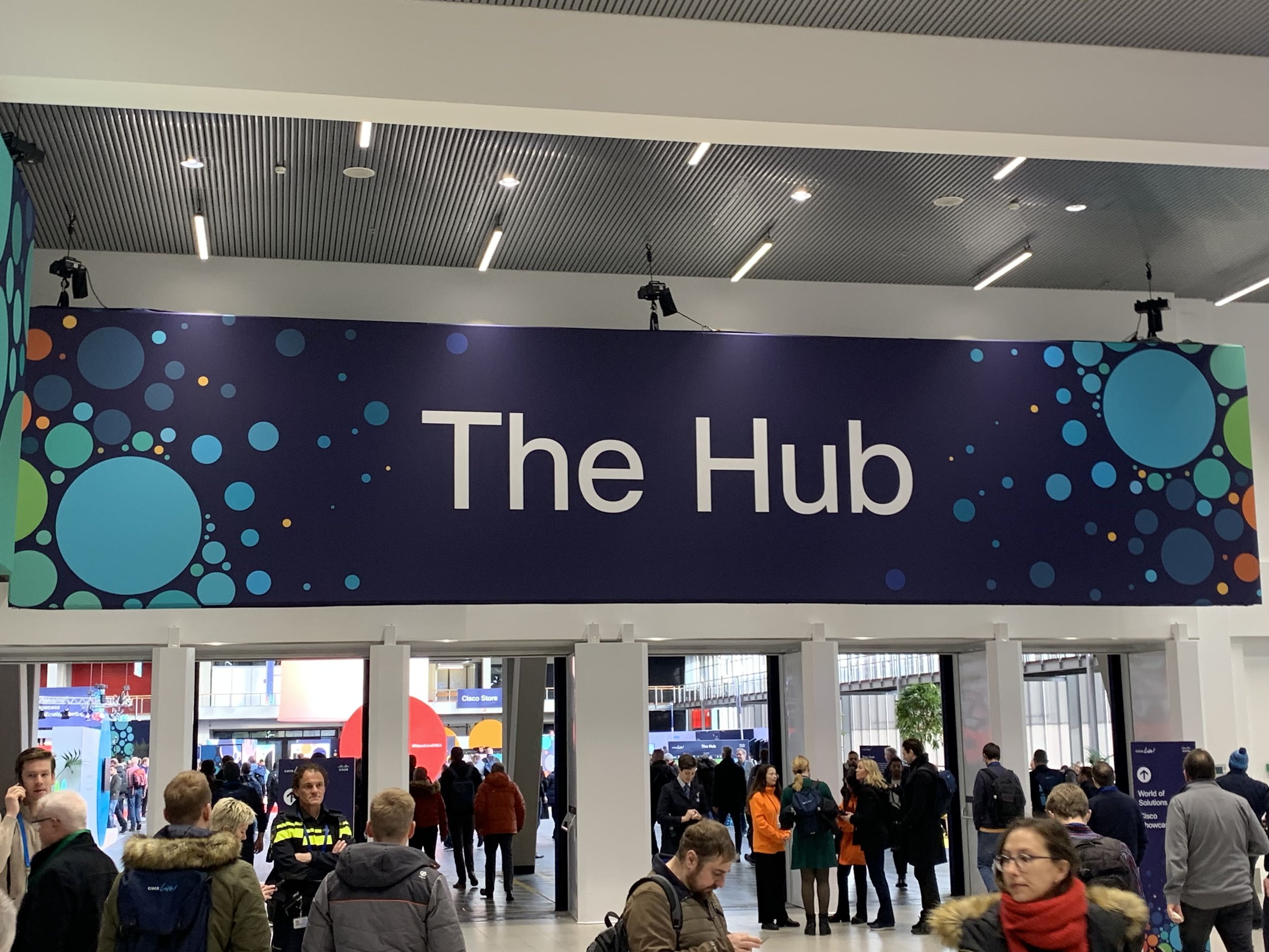 Entrance to The Hub