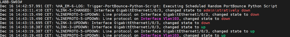 Automation - Run Python Script On-Box on Cisco Switch - Bounce Random ...