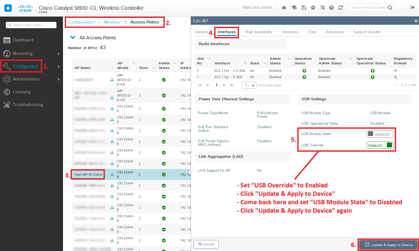 Cisco Wireless Disabling Access Point USB Port to Minimize Power Draw — WIRES AND WI.FI