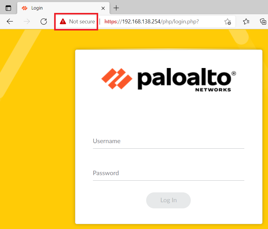 Palo Alto Firewalls Admin  Interface Certificate Installation