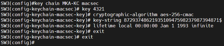 Cisco MACSec Switch-to-Switch Configuration using Pre-Shared Key ...