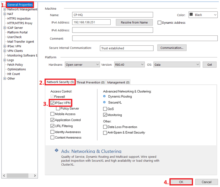 Check Point - Site-to-Site VPN Tunnel (Domain-Based) — WIRES AND WI.FI