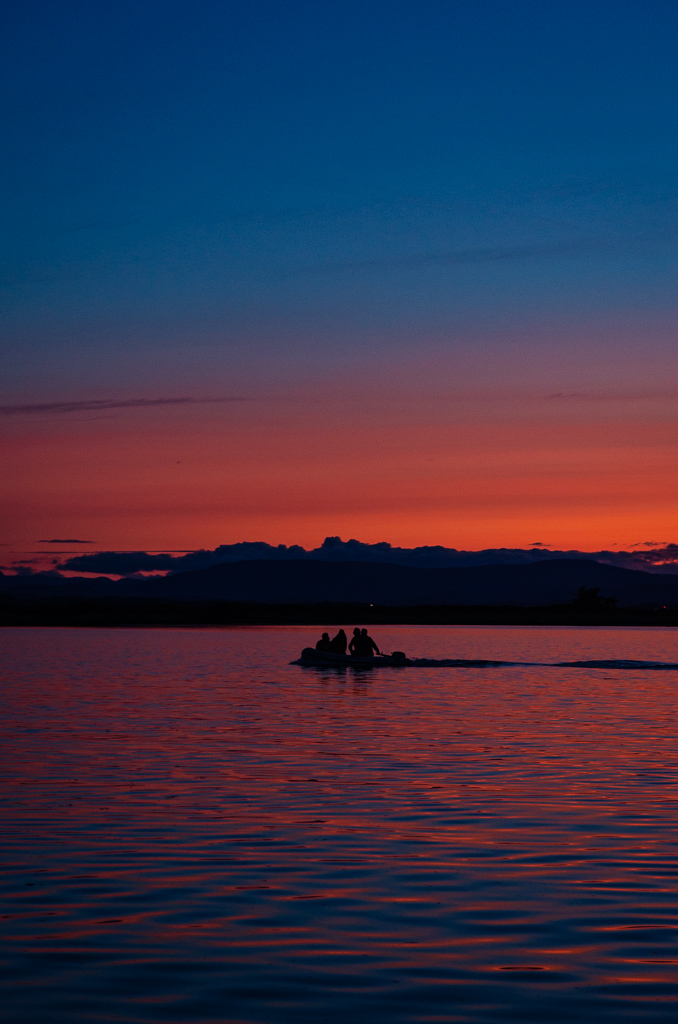 Sunset at Sidney Spit