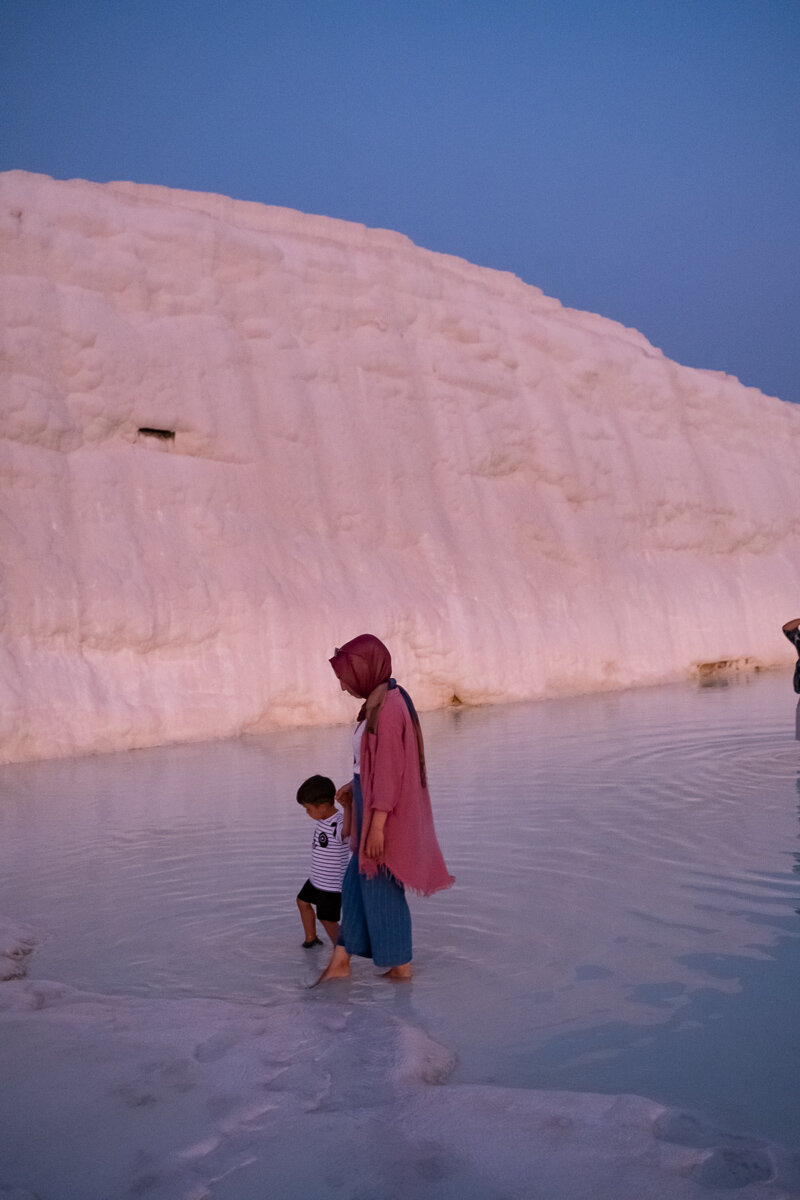 Sunset at the Cotton Castle (Pammukale)