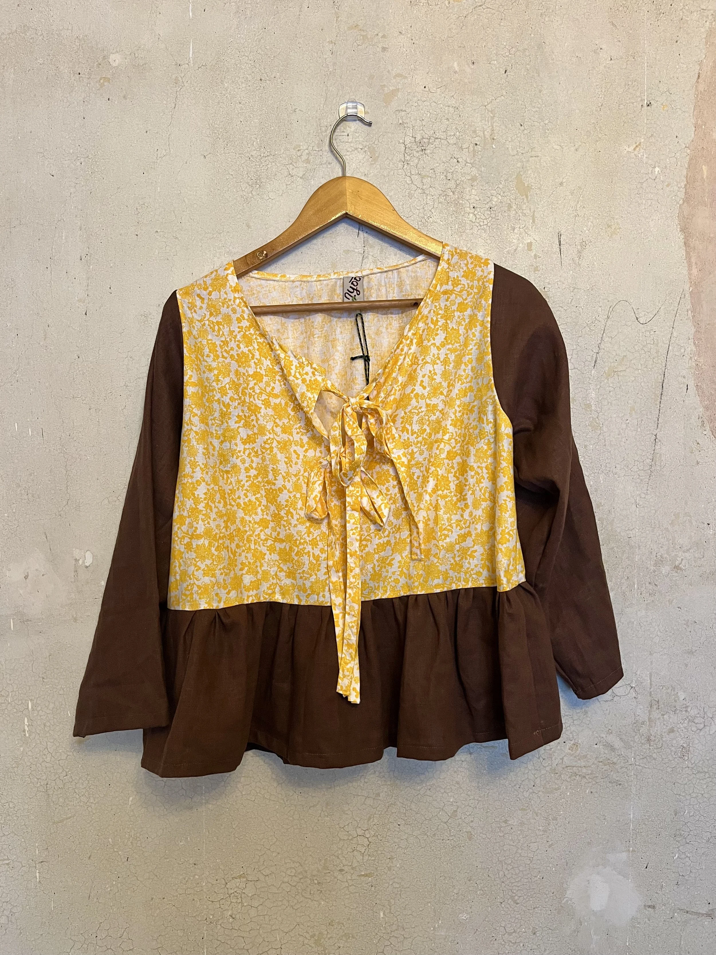 Liberty Floral Frill Top.