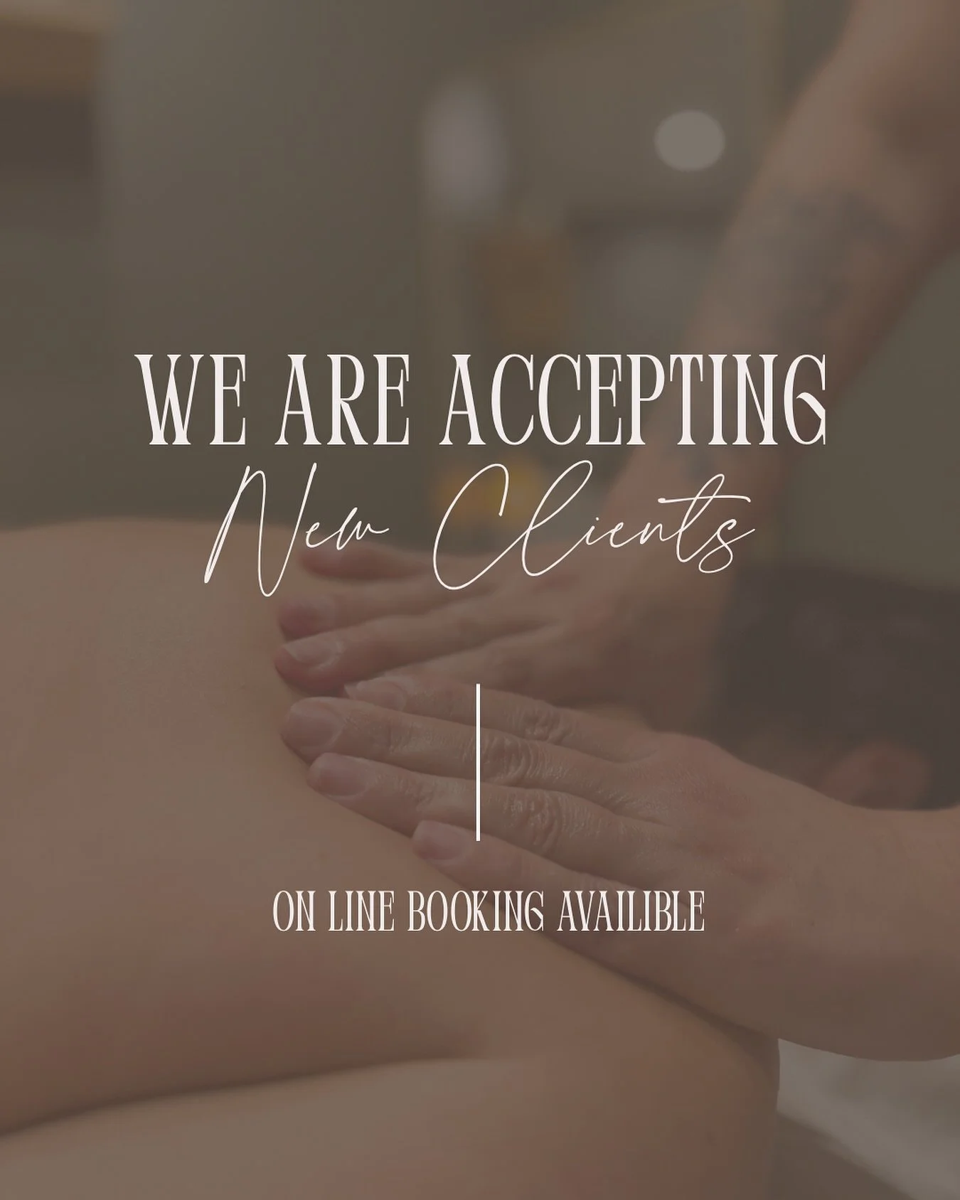 We&rsquo;re welcoming new clients!!

Whether you&rsquo;re easing tension, recovering from an injury, or simply taking time to refill your cup, our RMTs are here to support you with mindful, therapeutic care in a calm, welcoming space.

🪷 Massage The