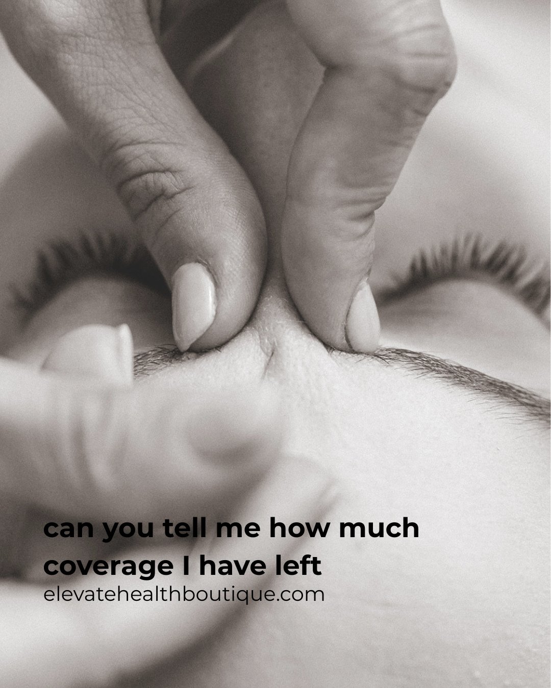 We get this question all the time, so here&rsquo;s the scoop:⁠
⁠
As much as we&rsquo;d love to help, we actually don&rsquo;t have access to any details about your insurance plan &mdash; so we can&rsquo;t see how much coverage you might have remaining