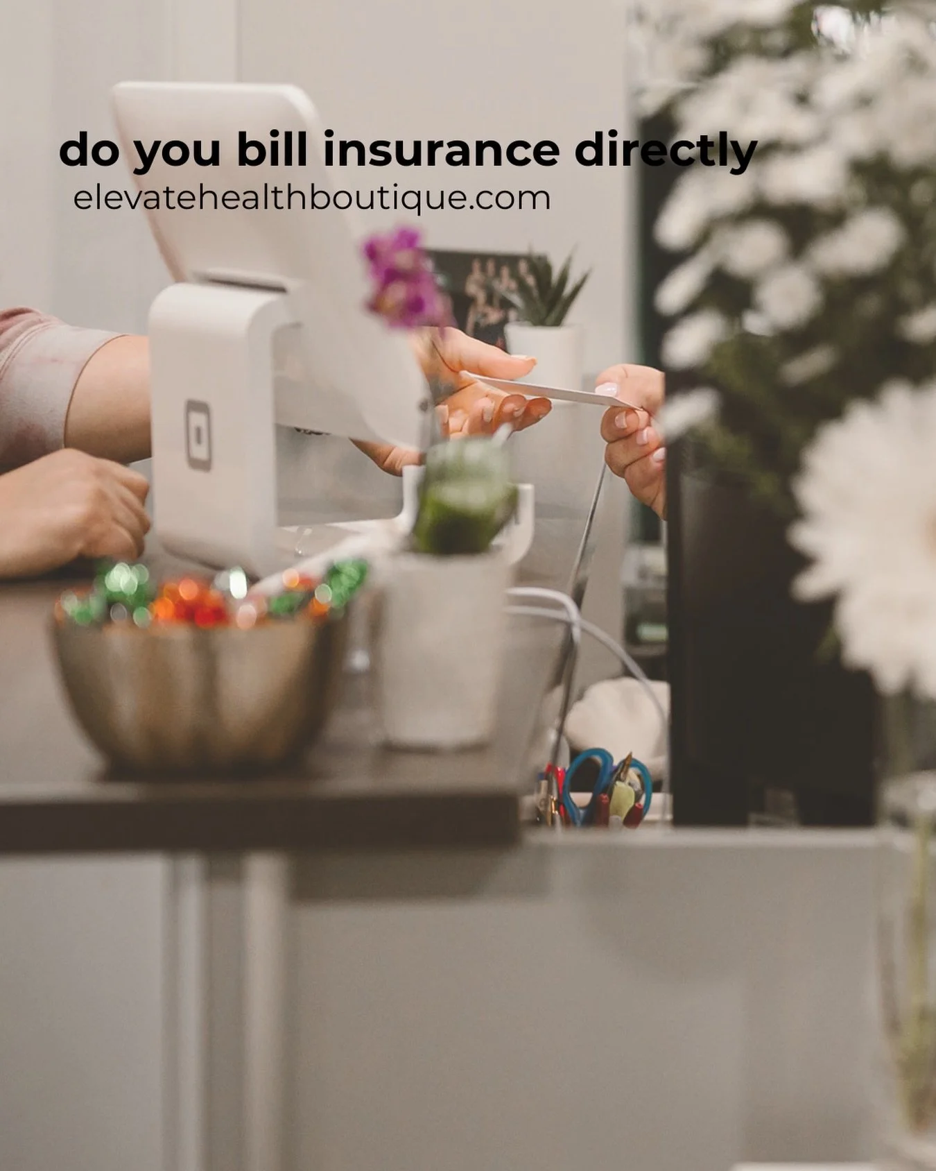 We do! 🙌

If your insurance plan allows direct billing, we&rsquo;re happy to submit the claim for you. Easy.

Not sure if your plan includes it? A quick call to your insurance company will give you all the details &mdash; like whether direct billing