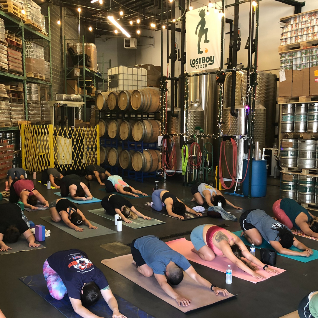 Yoga + Cider at Lost Boy Cider Memorial Day