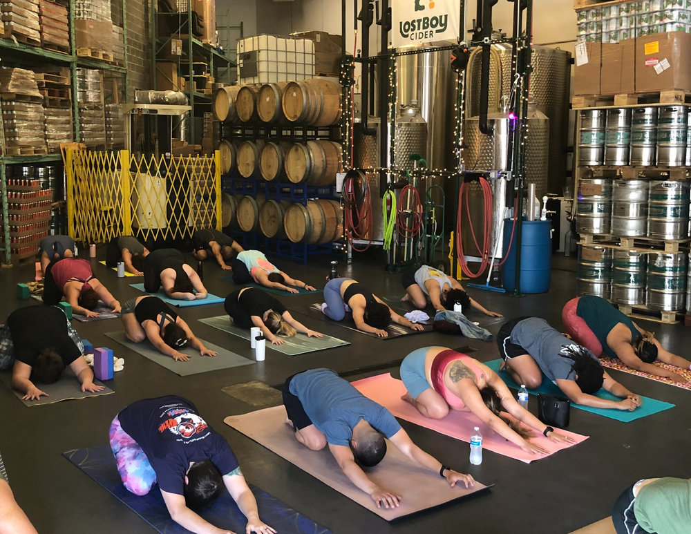 Yoga at Lost Boy Cider July 4th