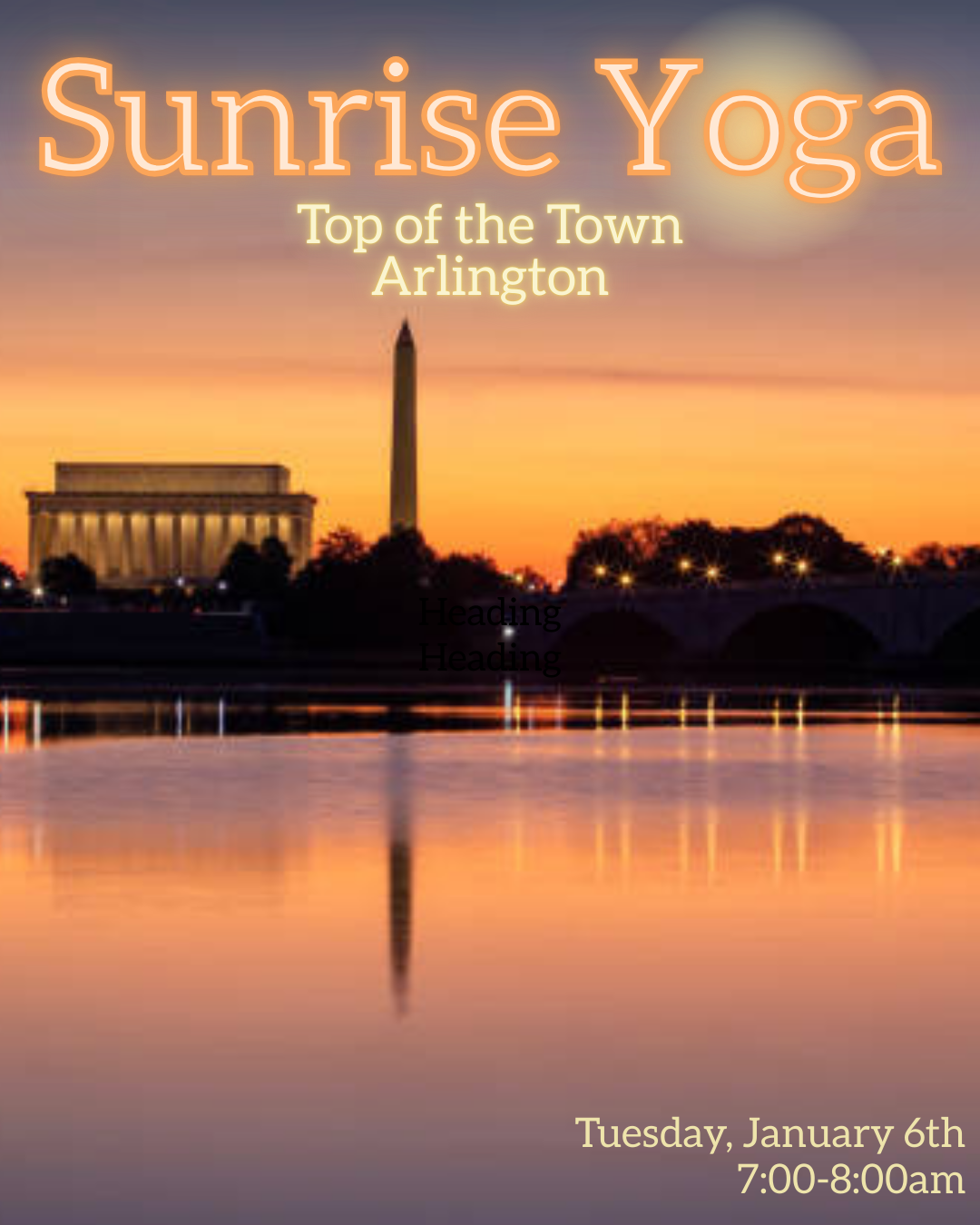 Sunrise Yoga at Top of the Town Arlington