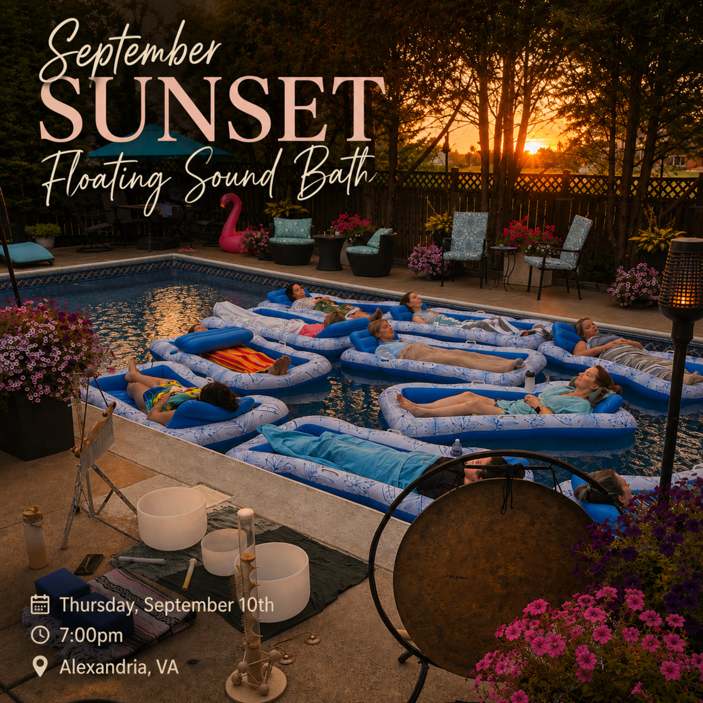 September Sunset Floating Sound Bath