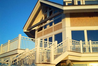 exterior deck and stairs