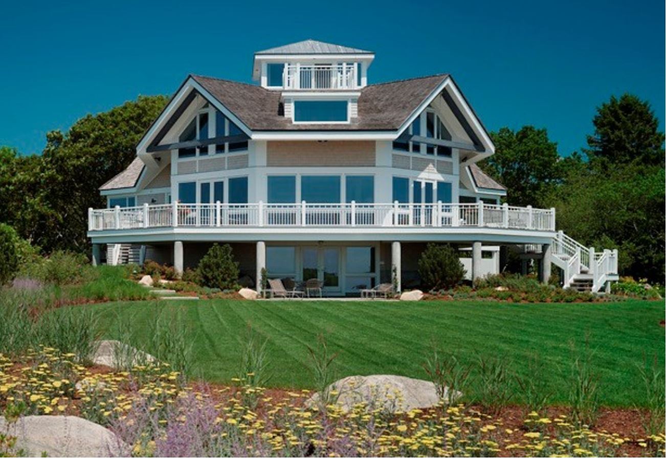 coastal home renovation with 360 deck