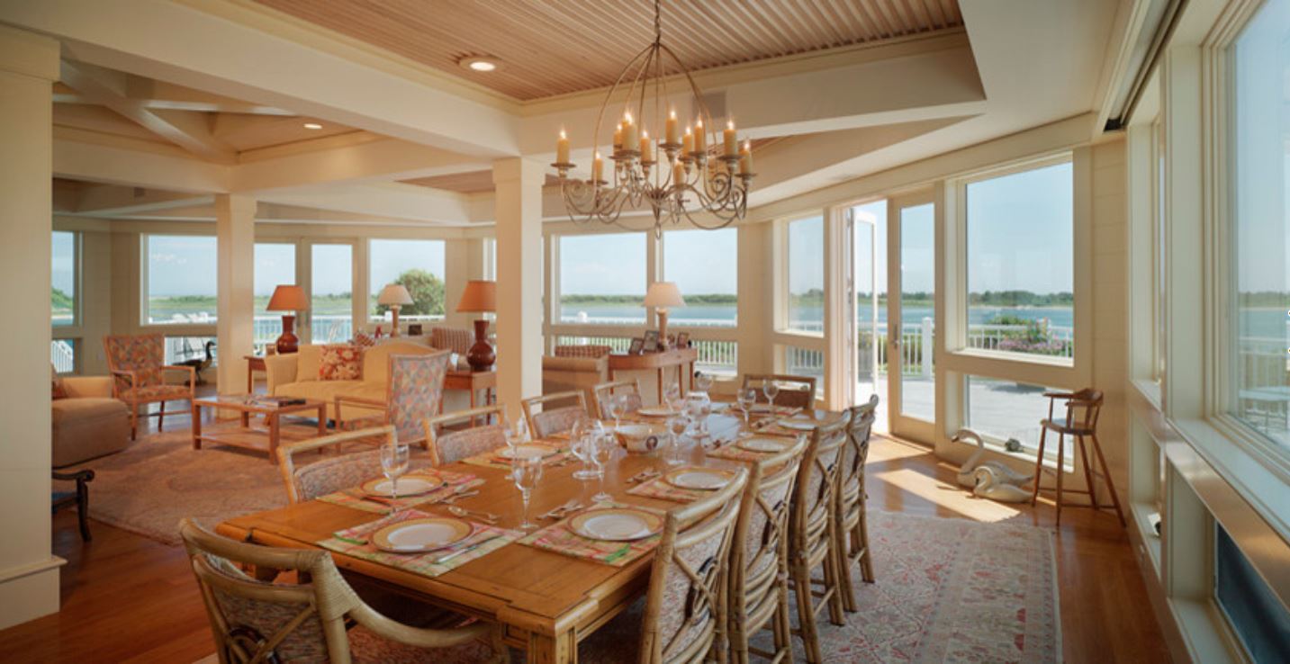 oceanfront dining room remodel