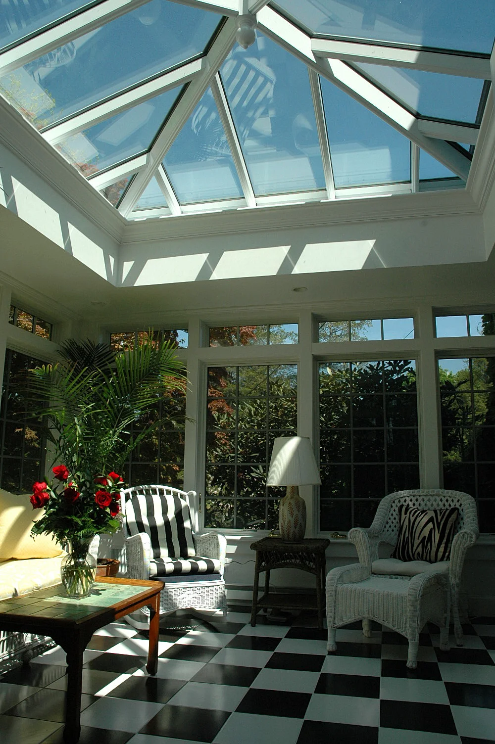 conservatory glass roof