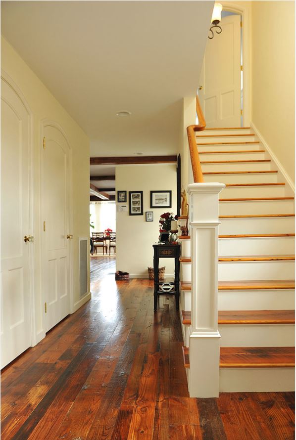 home renovation staircase and hardwood floooring