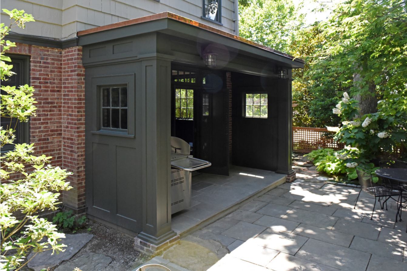 Grilling porch addition